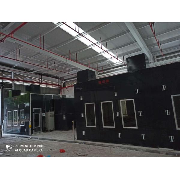 Fold Style Main Door PU Wall Auto Bzb Spray Booth