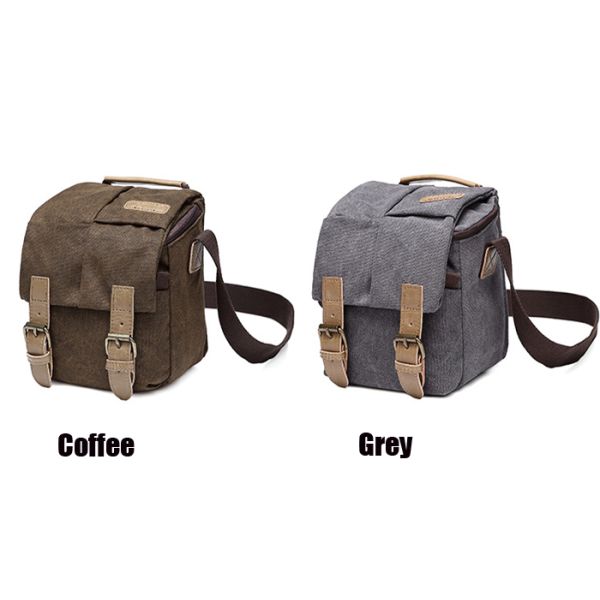 Multi Pocket Canvas Multifunctional Camera Bag