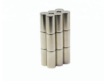 High Strength Rare Earth Cylinder Magnets Smooth Surface Treatment