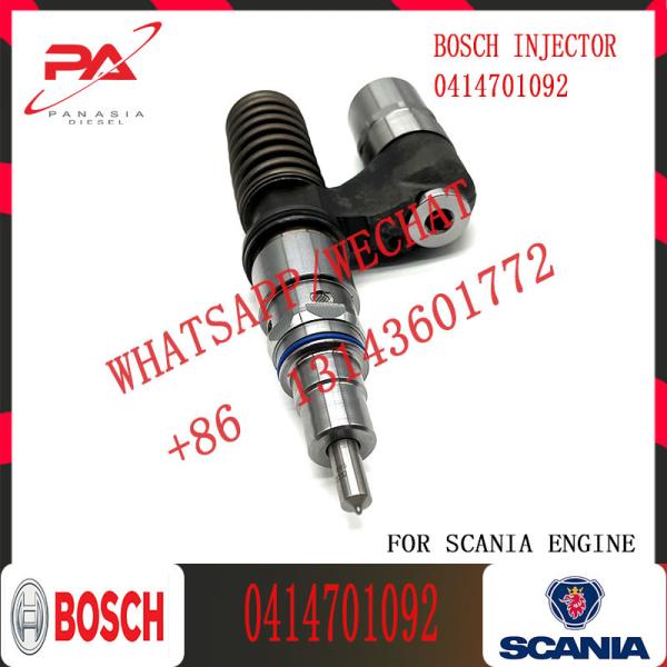 Conjunto original 1734493 do injetor de combustível do injetor de combustível 0414701092 do motor diesel para SCANIA DC13076A