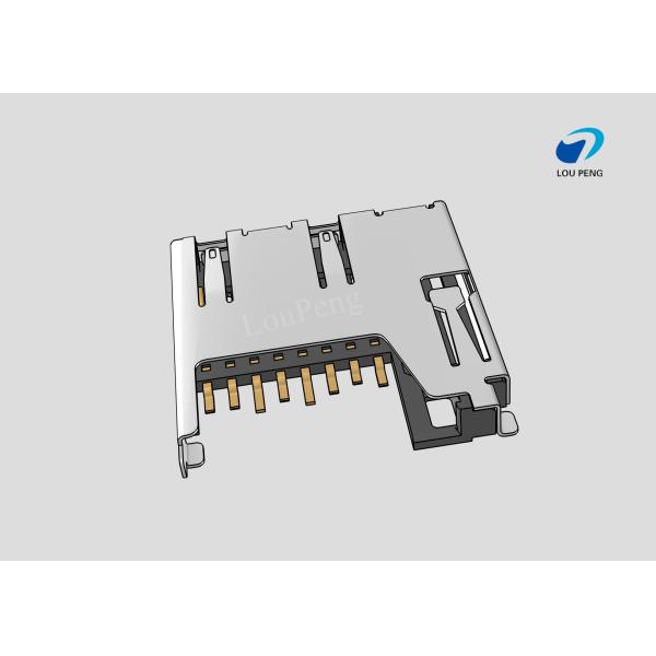 Micro SD Card Connectors, Secure Digital Compatible Card, 8 Position, Surface