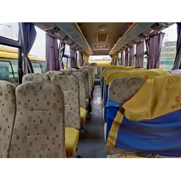 Yuchai Engine Used YUTONG Buses 49 Seats With 24L / 100km Fuel Consumption