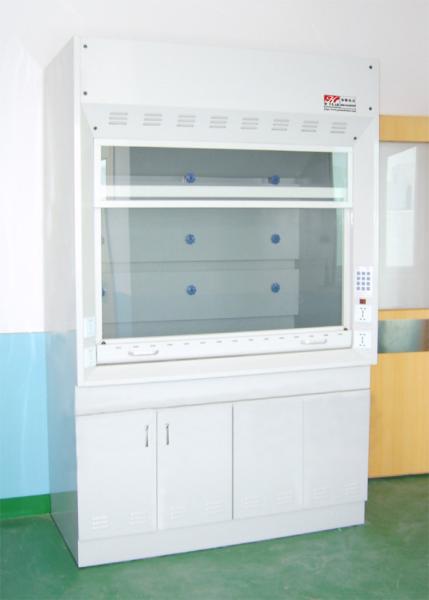 High Strength Plastic Hinge Lab Fume Hood Cupboard , Ductless Fume Hood