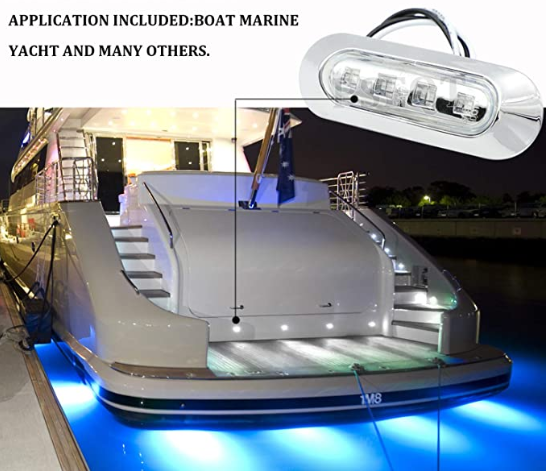 3.8'' Waterproof Marine Boat Lights Utility Led Interior Lights For Yacht Fishing