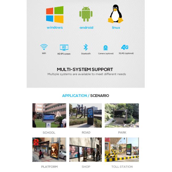 Синьяге цифров панели ТФТ Фрестандинг, 43