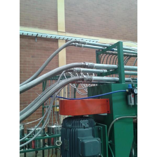 Linha de produção automática da cartonagem da espuma para o colchão, 7.5kw 60Kg/³ de M