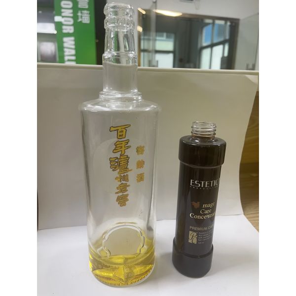 Bottles Semi Automatic Hot Stamping Machine For Round Arc Cone Flat Surface