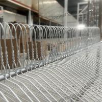 2.3mm Steel Laundry Wire Hanger In White For Laundromat