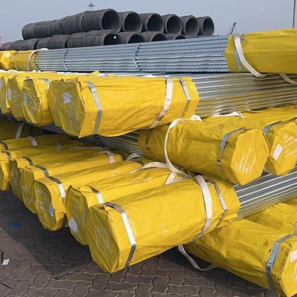 Tubo de aço galvanizado para processamento Serviço de dobra de óleo gasoso Transporte de esgoto Tubos de aço soldados personalizados