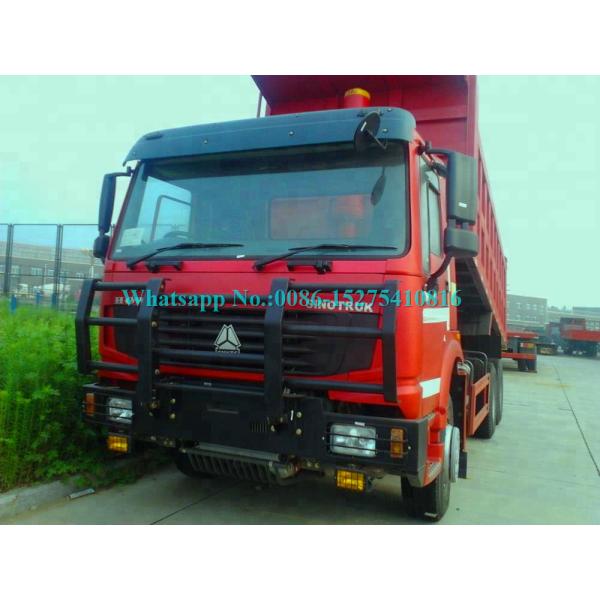 Le nouveau cycliste de SINOTRUCK HOWO 30T 290hp 6x6 10 toute la roue chassent le camion à benne basculante d'exploitation de route pour la route de terrain accidenté de DR CONGO