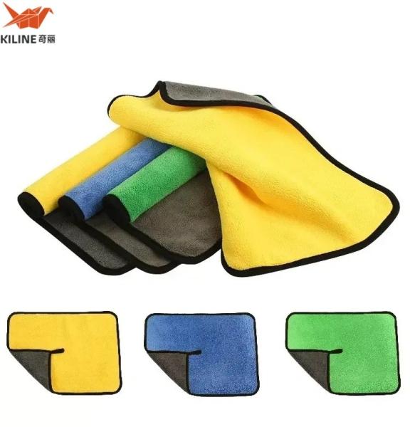 Custom Color Microfiber Cleaning Cloth 25-40cm 200-400gsm