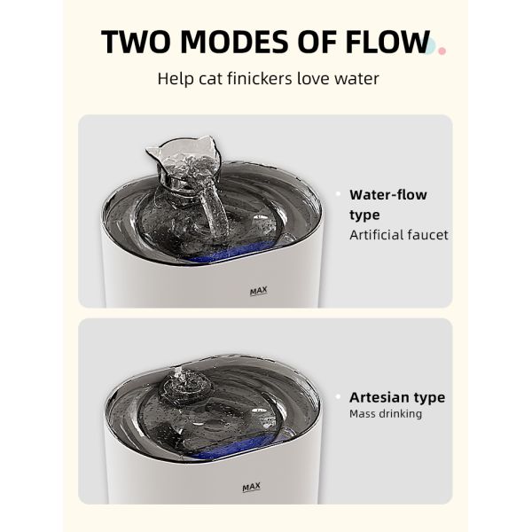 Large Capacity Automatic PP Material Pet Water Dispenser Cat and Dog Pet Products Drink Fountain Cat Dog Bowl & Feeder