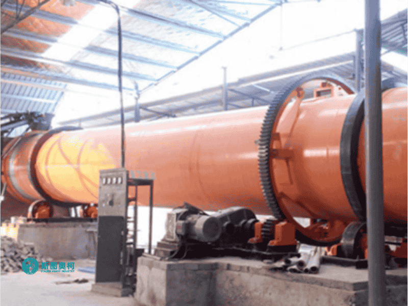 High Efficiency Rotary Drum Dryer 100TPH Fired Biomass Rotary Dryer
