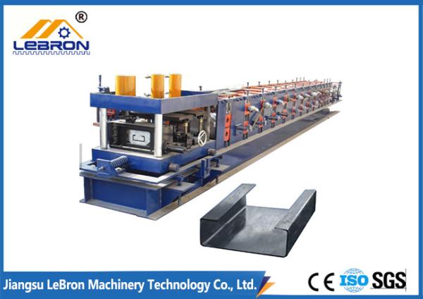 12-24m/min C Channel Roll Forming Machine 8.5mx1.0m×1.4m Hydraulic Mould Cutting