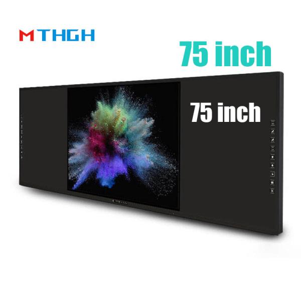 75 Inch Smart Digital Blackboard with 3840*2160 Resolution and Capacitive Touch