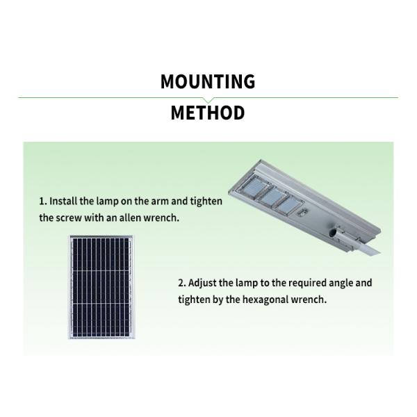 Экстерьер все в уличных светах один 4500k IP65 70w коммерчески солнечных приведенных в действие