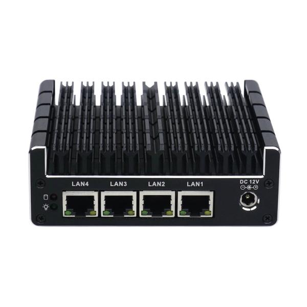 4 Lan RJ45 Intel J3060 Industrial Fanless PC For TV BOX