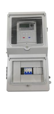 Three Phase IP54 4 Wire External Electric Meter Box For BS Type