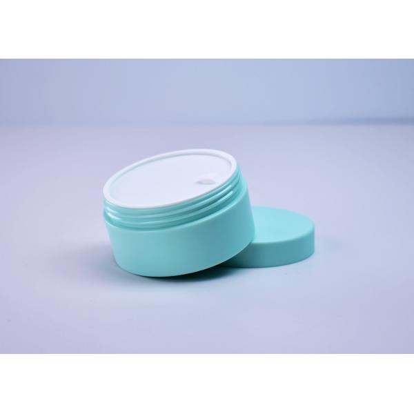 Cylindrical 50ML plastic Cream jar with mono PP or PCR PP availble Empty for Skincare Face cream mask in classic round