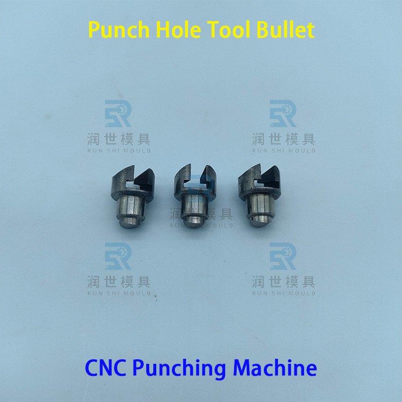 Steel CNC Punching Machine Parts Punching Function Bullets Head