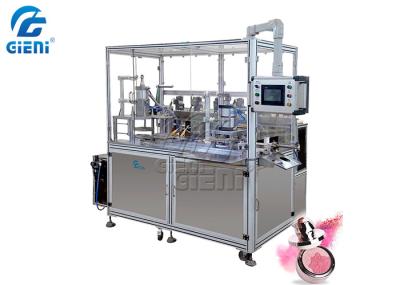 Pó da fundação que forma o teste padrão de gravação automático da máquina