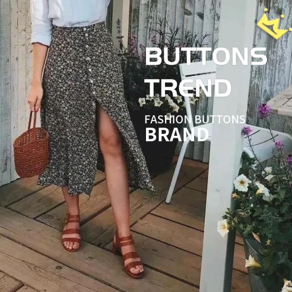 Небольшие кнопки большей части размера для юбки & платья красоты