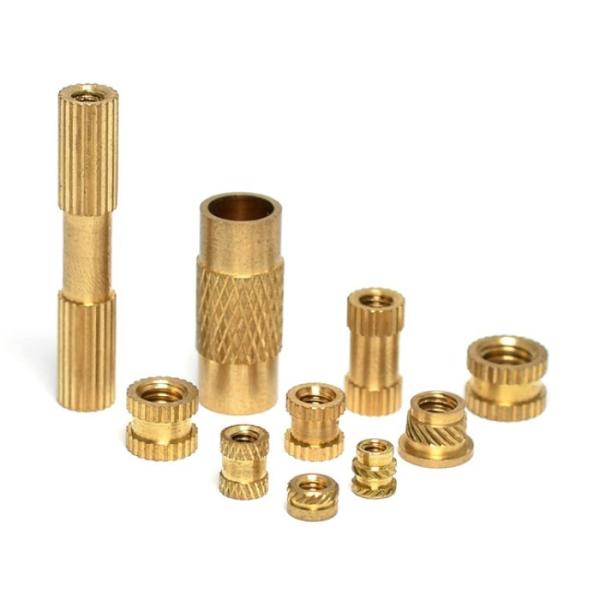 Custom High Precision Cnc 3 X 6 Knurled Thumb Nuts Brass Plastic