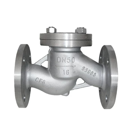 Stainless Steel Flanged Horizontal Lift Check Valve SS304 SS316 High Temp Steam Pipeline Non-return Check Valve
