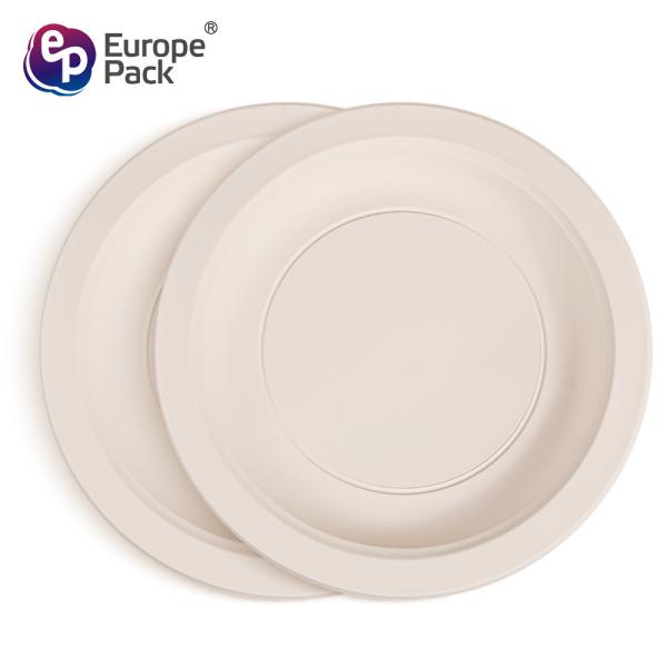 Wholesale high quality biodegradable corn starch 9 inch plastic plate for food