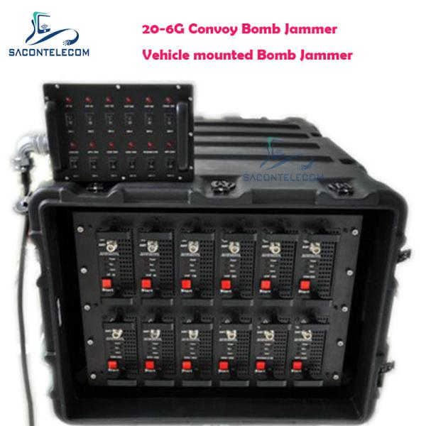 20-6Ghz 550w 11 Bands Vehicle Convoy Bomb Jammer DDS Convoy Jamming System