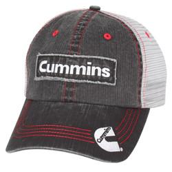 Unisex Summer  Demin Black Frayed Cotton Mesh Trucker Hats With Soft Distressed Semi Contrated Vented Gear Eyelets