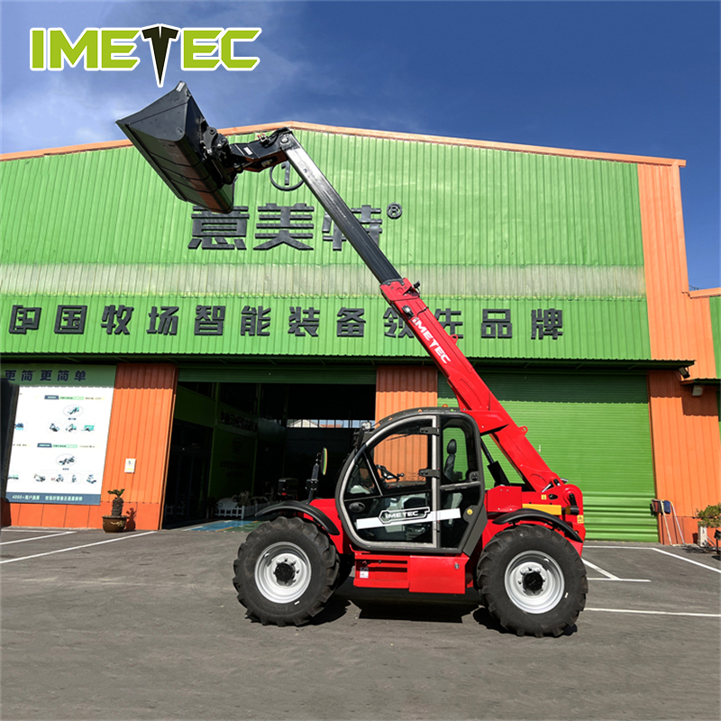 1440 4 Ton Telescopic Boom Forklift with 13.5m Lifting Height and Multi-Purpose Versatility Telehandler for Construction and Agriculture