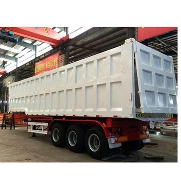 Customized 3 Axles Heavy Duty Delivery Dumper Truck Semi-Trailer with 1840mm Tread