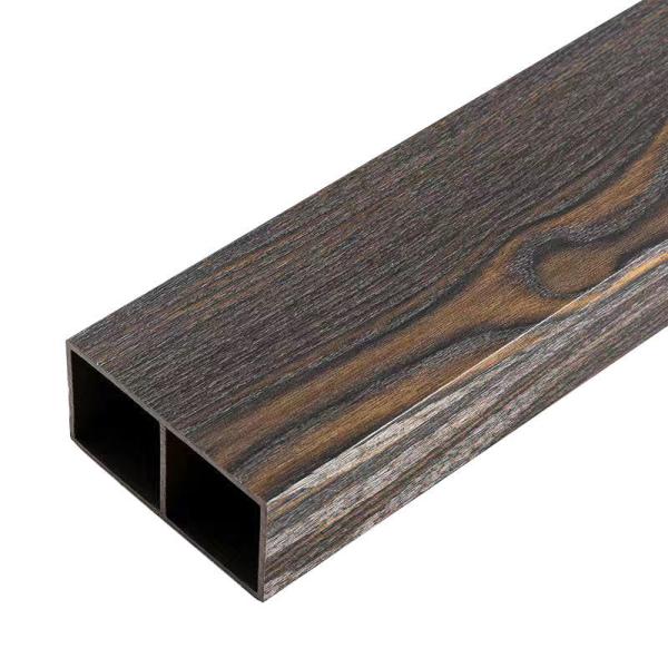 Composite Wpc Timber Tube for Wall Partition Wpc Rectangular Timber Tube