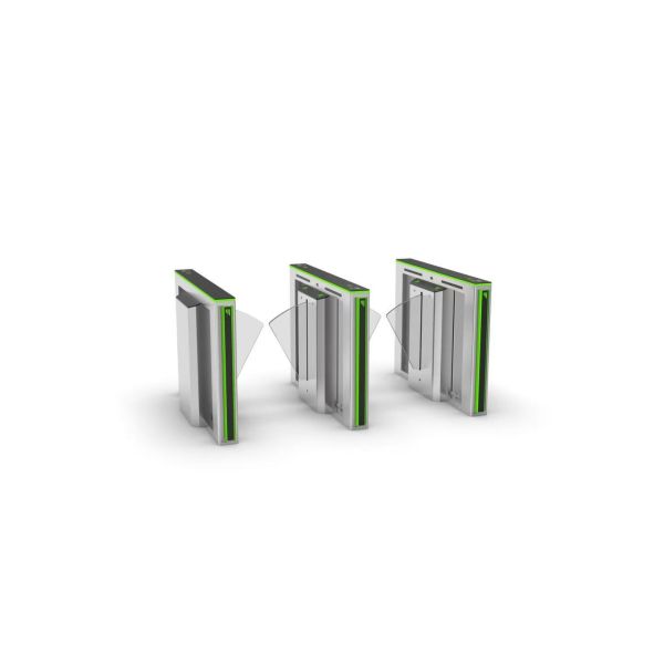 Subway Flap Barrier Turnstile Automatic Security Turnstile Gate With Facial Recognition