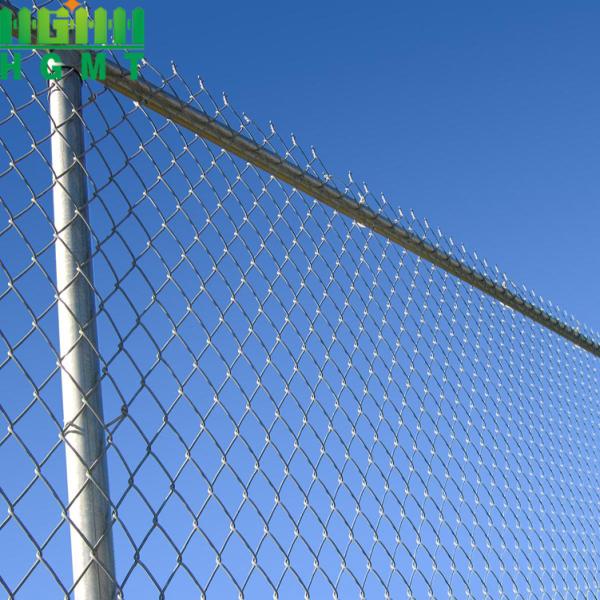 Silver Post Chain Link Temporary Fence Hot Dip Galvanized