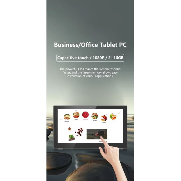 17.3inch L shape Touch screen android tablet pc business office kiosk restaurant othering