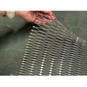 Anti-rust And High Tensile Strength Stainless Steel Wire Helideck Netting 316L For Helicopter Landing Deck Structures