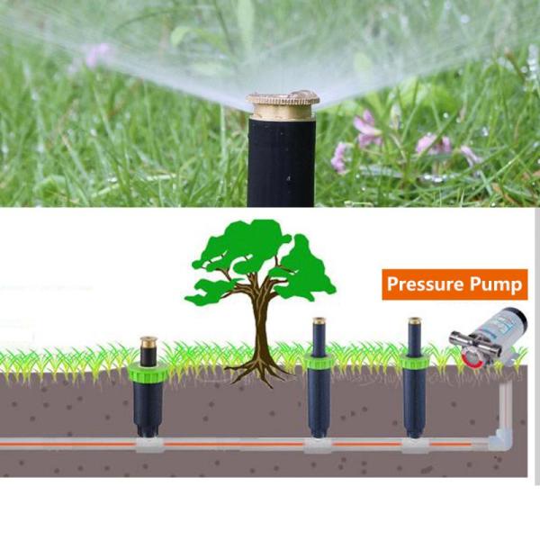 Anti Aaging 1/2'' Female Pop Up Water Sprinkler Adjustable Lanscape Irrigation