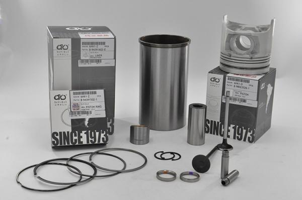 6HK1 Isuzu Engine Parts Engine Overhaul Kit Piston Set Liner Kit 6 Cyls