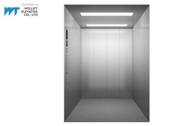 Capacity 1600KG Freight Lift Elevator Without Machine Room Car Dimension W1500*D2350*H2200MM