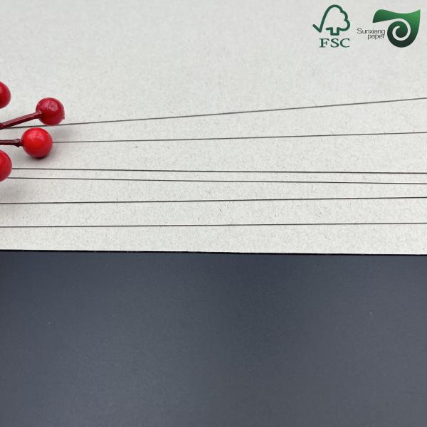 FSC Certified 250gsm 1500gsm Book Binding Board  Grey Cardboard Paper For Packing Boxes