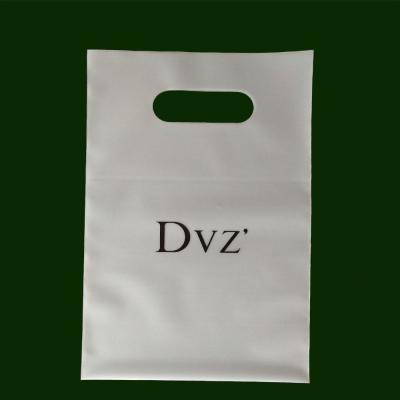 CPE Custom Die Cut Handle Plastic Bags Degradable Regeneration Materials