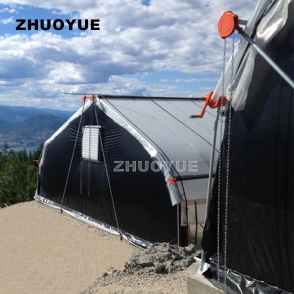 Automatic Temperature Control for maximum Light-Deprived Greenhouse efficiency