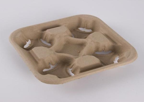 O suporte de copo descartável do café molda moldes da bandeja de papel para 4 copos
