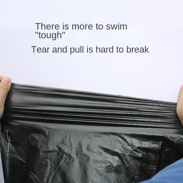 Large Black Sanitation Trash Bin Large Garbage Bag Property Community Factory Wholesale Plastic Garbage Bag