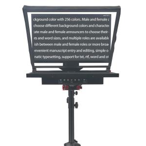 24 polegadas de tela única Prompter Auto-Mirror para estúdio de TV