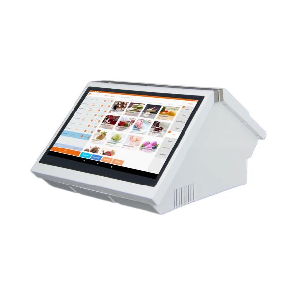 Capacitive Touch Screen Dual Display POS System with Built-in 80mm Printer 14.1 Inch