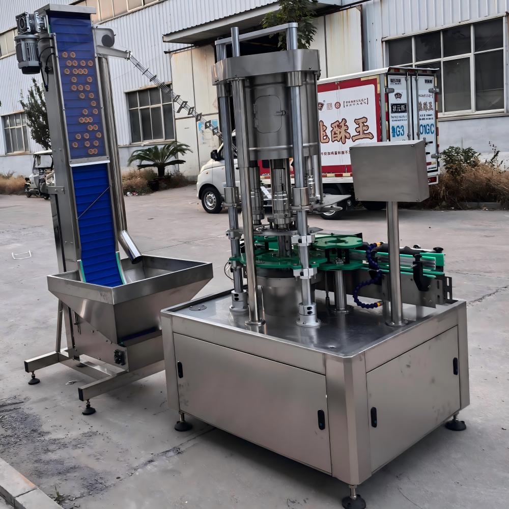 Plastic Bottle Automatic Capping Sealing Machine for Pet Cap Screwing With Conveyor