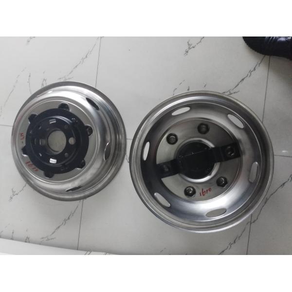 304 Stainless Steel Bus Wheel Covers High Gloss Polished Full Set 16 Inch